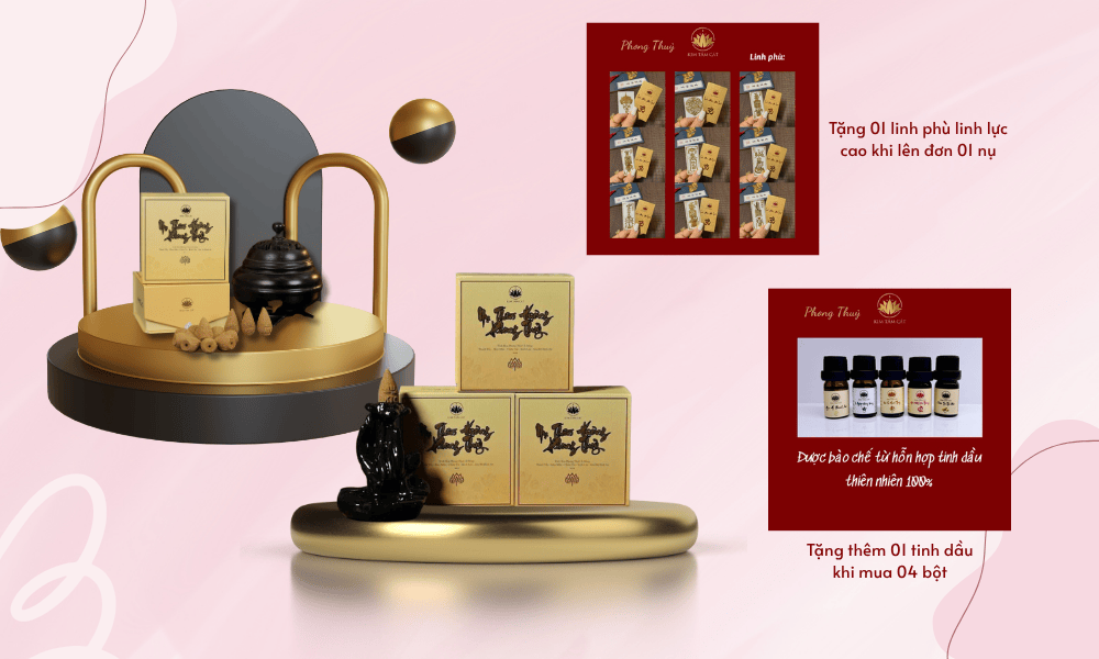 Nụ Thần Hương Kim Tâm Cát – Hoá Giải Uế Tà, Mở Cửa Vượng Khí