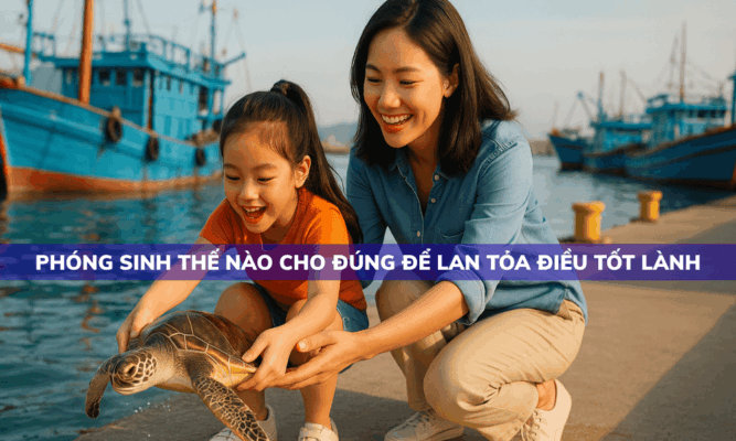 Phóng sinh thế nào cho đúng để lan tỏa điều tốt lành