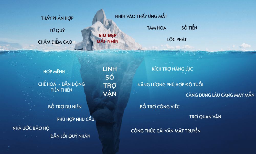 Sim đẹp theo mắt nhìn và sim linh số trợ mệnh Đâu là điều khác biệt